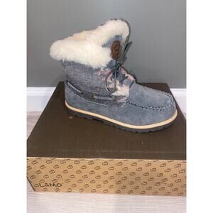 Lamo Water Resistant Suede Lace-Up Boot Autumn II charcoal